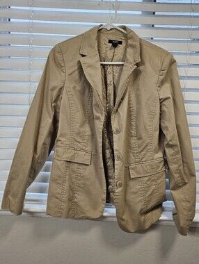 Alfani Beige Women's Casual Blazer Jacket